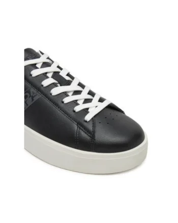 Pantofi sport dama, NP0A4IQ8,  Piele naturala, Negru