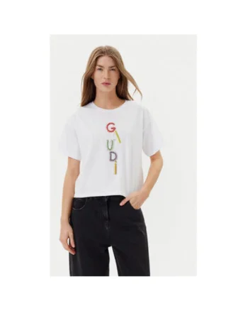 Tricou dama  511BD64027, Bumbac, Alb, Alb