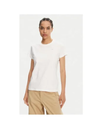 Tricou dama  62115RW, Bumbac, Alb, Alb