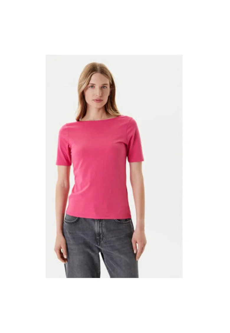 Tricou dama  3FJHD109K, Bumbac, Roz, Roz