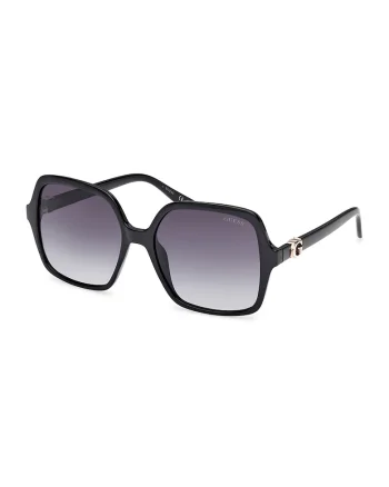 Ochelari de soare patrati cu lentile in degrade, Negru