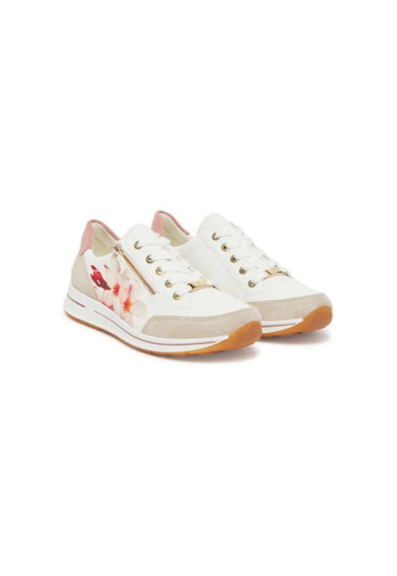 Pantofi sport dama, 12-24801-74,  Piele ecologica, Alb