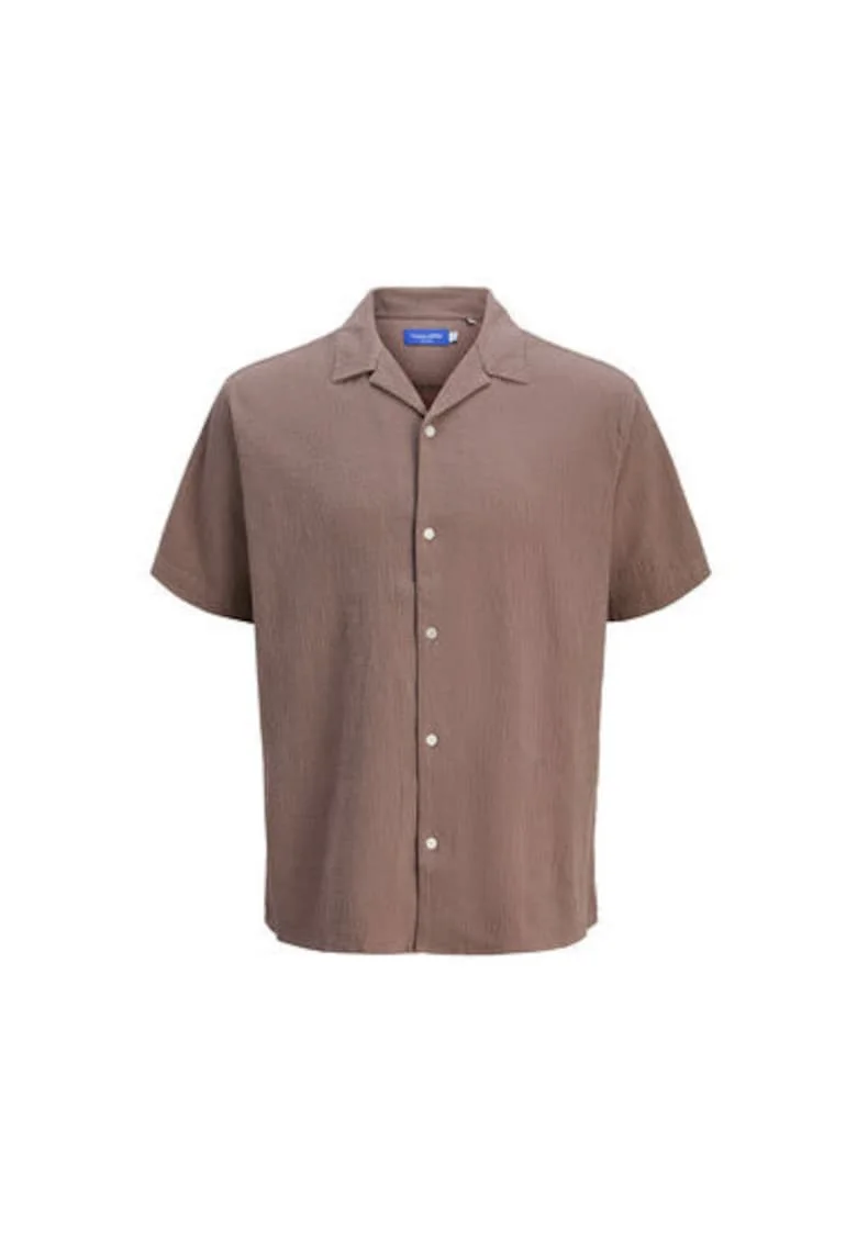 Camasa barbati Jack Jones, 12255781, Bumbac, Maro, Maro