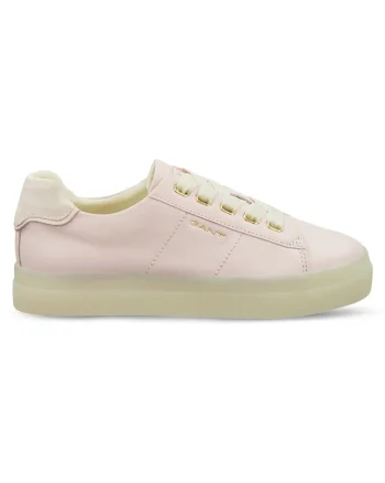Pantofi sport dama  din piele naturala, Roz