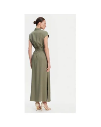 Camasa stil rochie dama  511BD15003, Lyocell, Kaki, Kaki