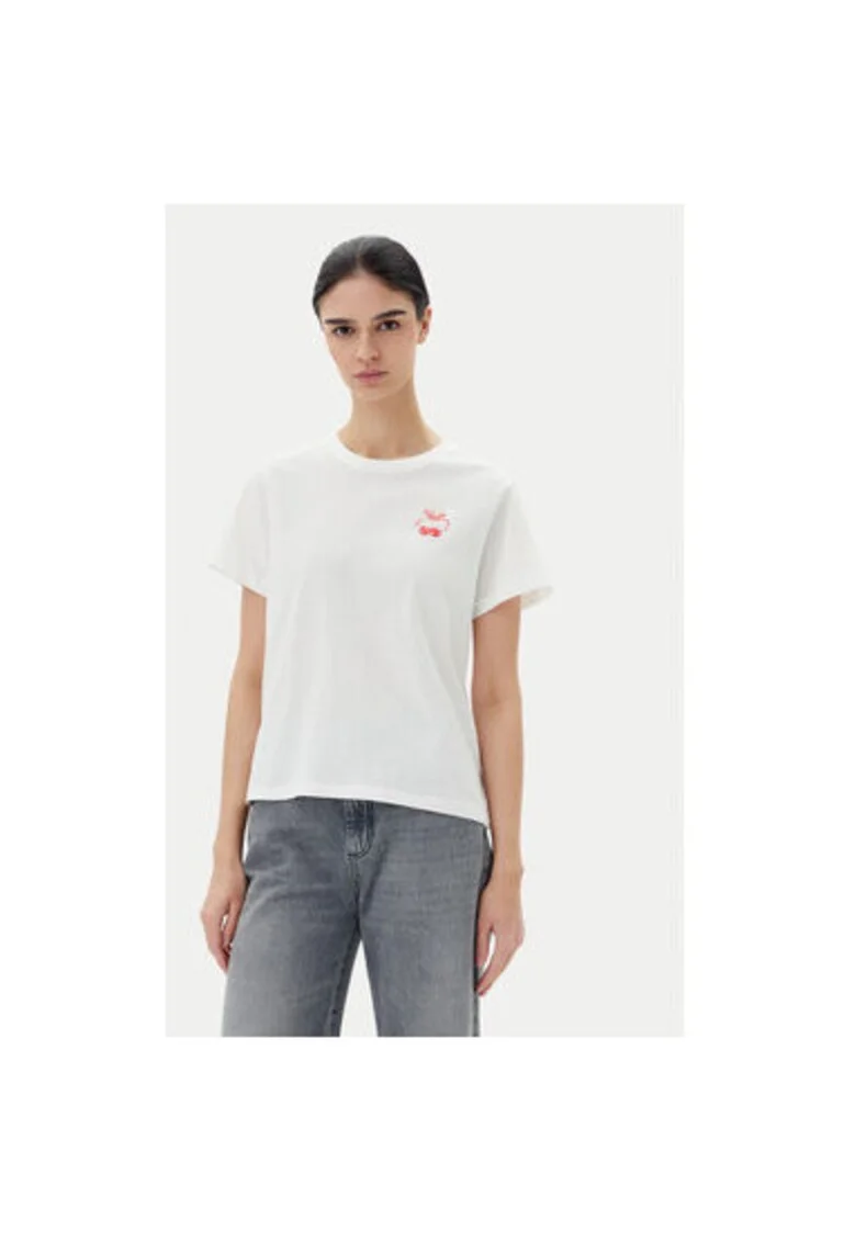 Tricou dama  15348400, Bumbac, 46794, Alb
