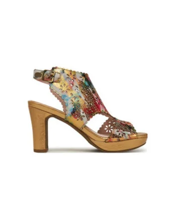 Sandale dama, HICAO 0423,  Piele naturala, Multicolor