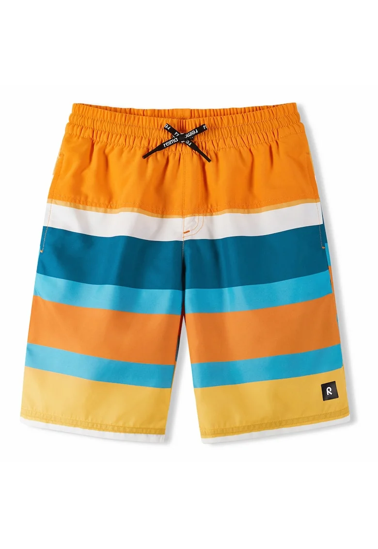 Pantaloni scurti de baie baieti  5200155B, Poliester, Portocaliu, Portocaliu