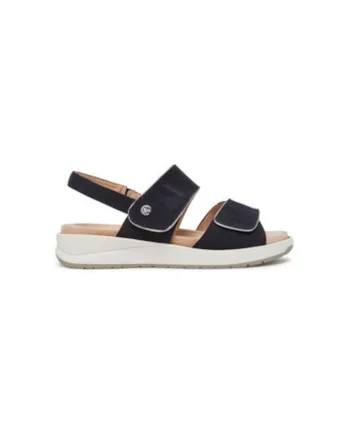 Sandale dama, 9-28252-44,  Piele naturala, Bleumarin, Bleumarin