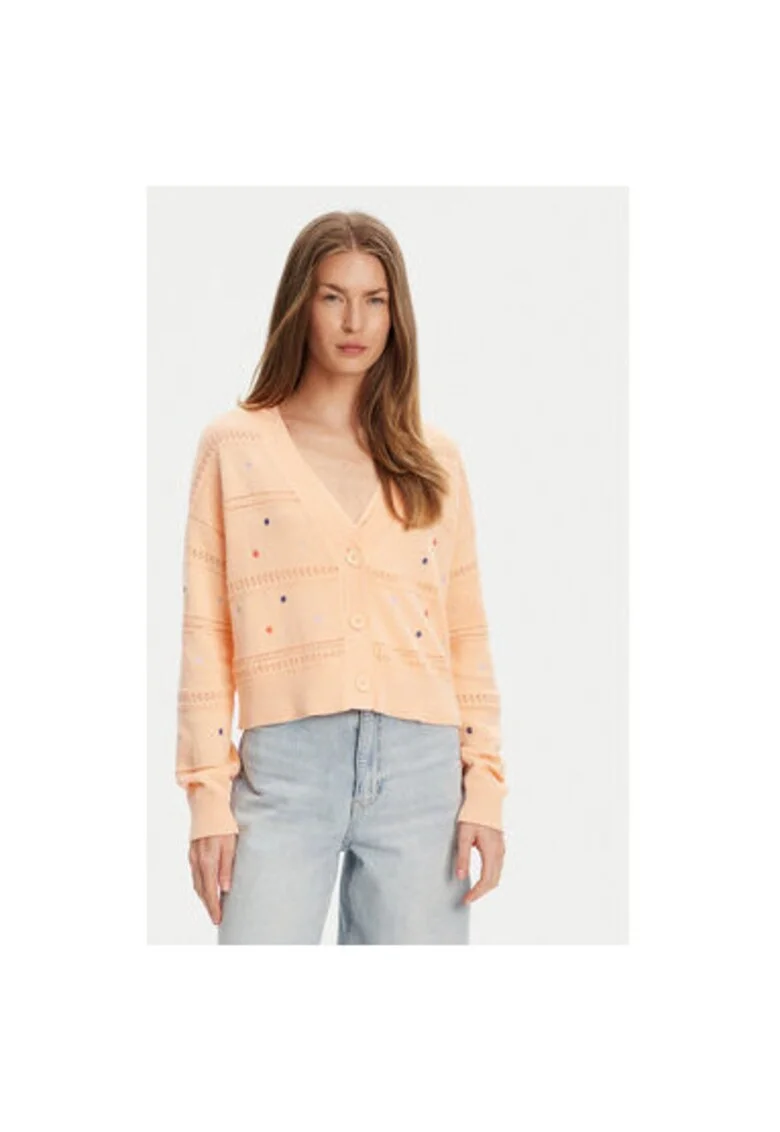 Bluza dama  10C1E604W, Bumbac, Portocaliu, Portocaliu