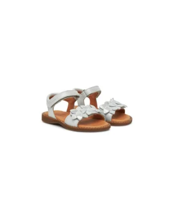 Sandale fete, G3150251-26,  Piele naturala, Argintiu, Argintiu