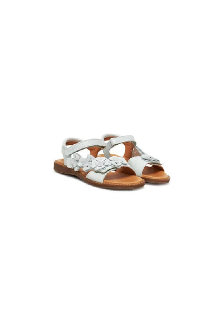 Sandale fete, G3150272,  Piele naturala, Alb, Alb