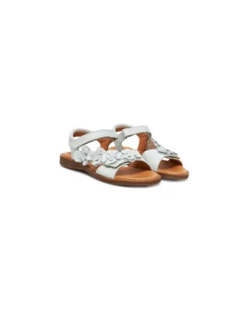 Sandale fete, G3150272,  Piele naturala, Alb, Alb