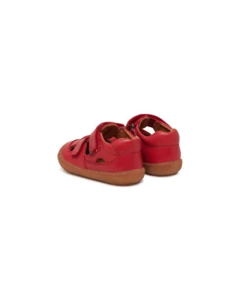 Sandale fete, G2150186-7,  Piele naturala, Rosu, Rosu