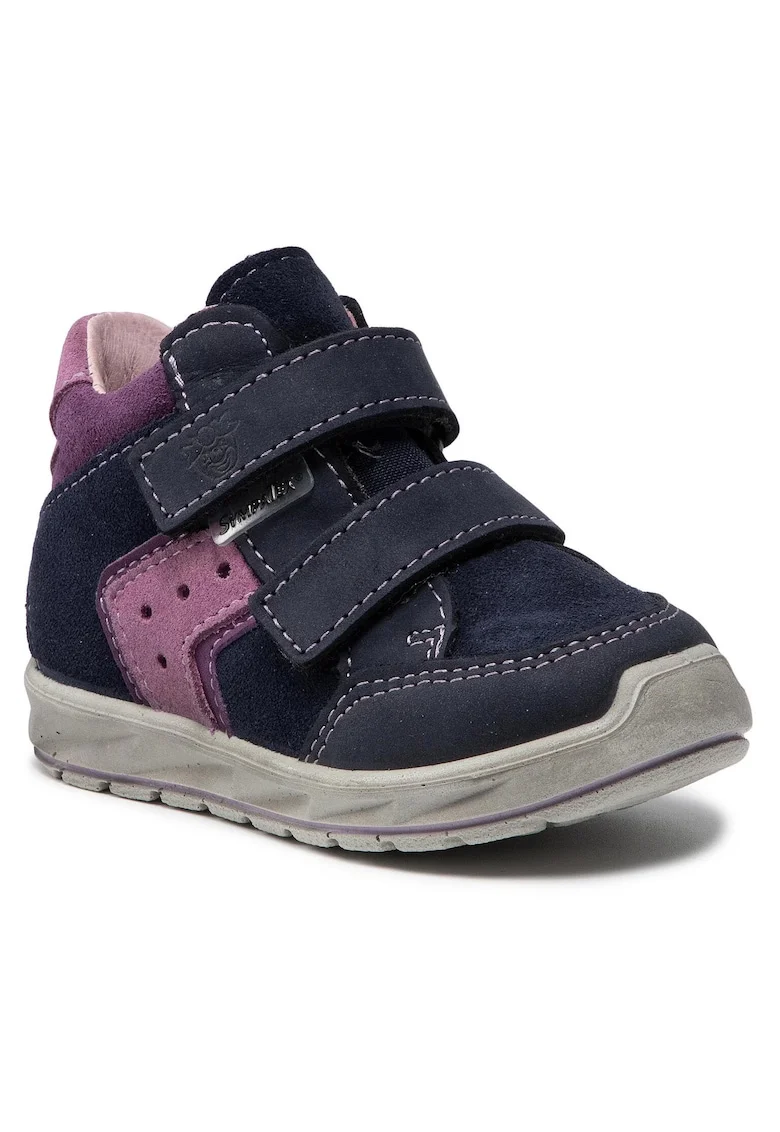 Ghete fete  74 2120200/184, Piele naturala, Bleumarin