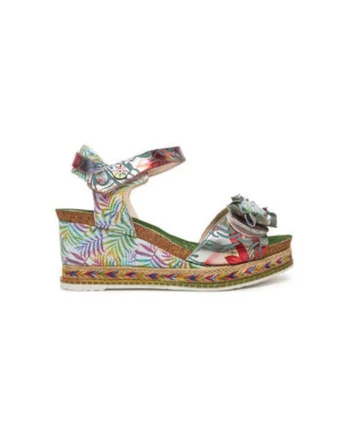 Espadrile dama  HACDEO 09, Piele naturala, Argintiu