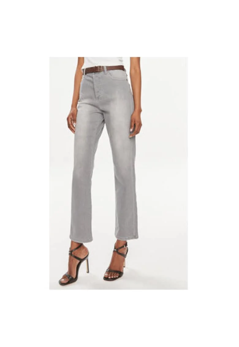 Pantaloni dama  P2TDCIHNON, Bumbac, S INTL, Gri