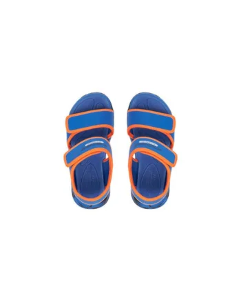 Sandale baieti, 407032L,  Piele ecologica, Albastru, Albastru