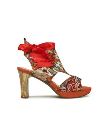 Sandale dama, HICAO 09,  Piele naturala, Corai, Coral