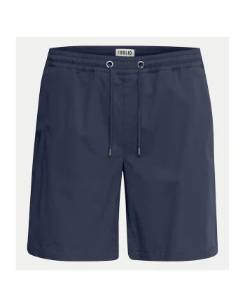 Pantaloni scurti barbati,  303539306, Albastru inchis, Bumbac