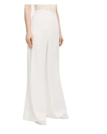 Pantaloni dama  poliester, alb