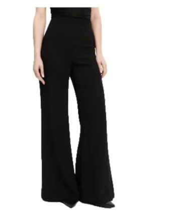 Pantaloni dama,  poliester, negru