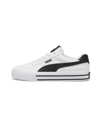 Tenisi canvas Classic Vulcanised, Alb/Negru