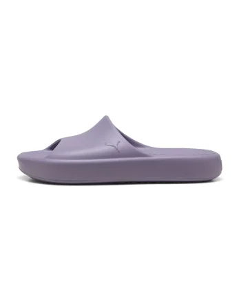 Papuci cu detalii logo Shibui, Violet