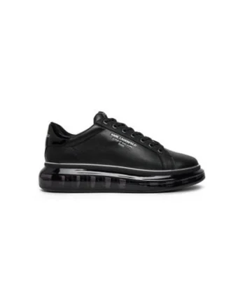 Pantofi sport barbati, KL52615,  Piele naturala, Negru