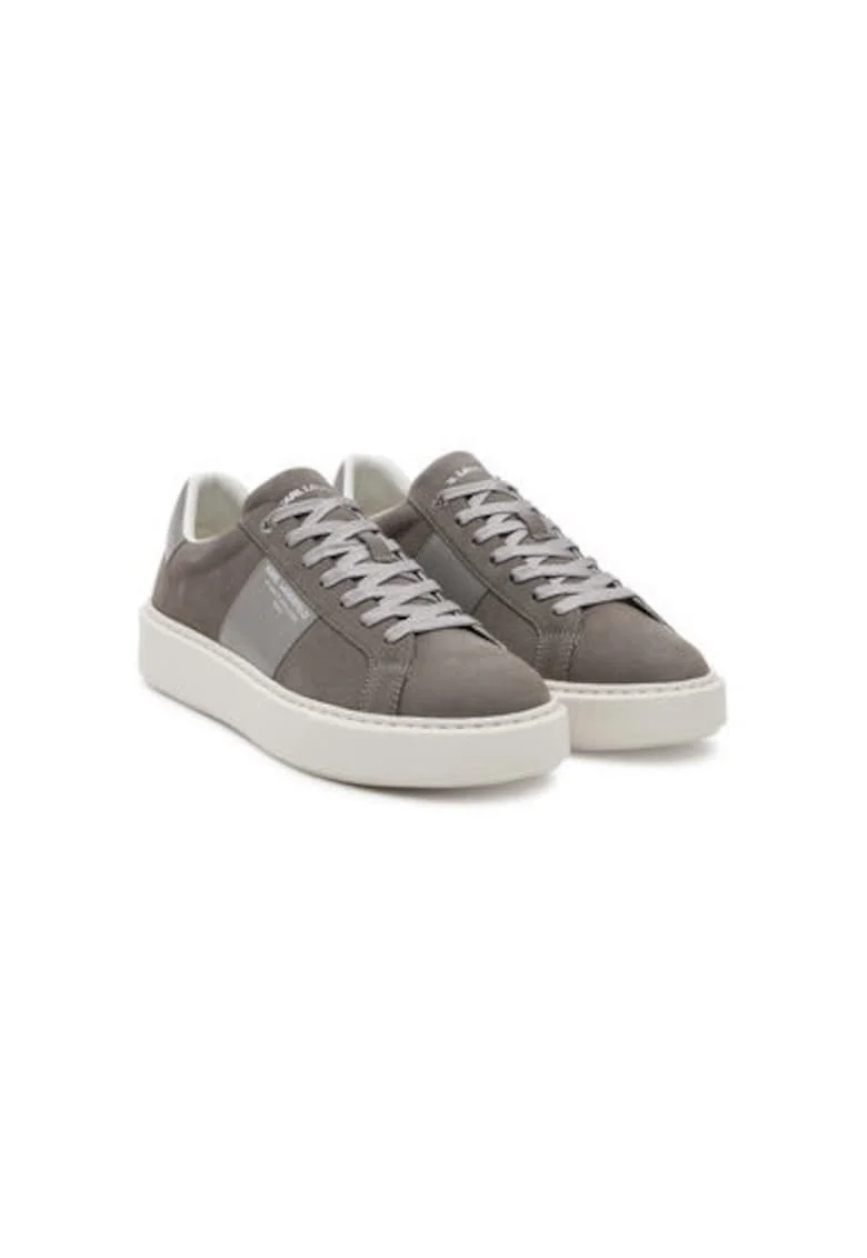 Pantofi sport barbati, KL52218,  Piele naturala, Gri
