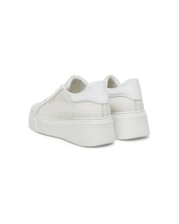 Pantofi sport dama, 1251390,  Piele naturala, Alb