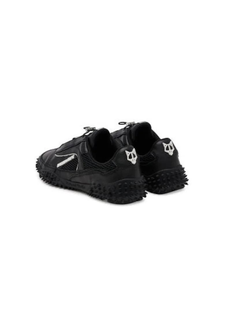 Pantofi sport dama, INFERIOR,  Piele naturala, Negru