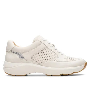 Pantofi sport dama, 26181361,  Piele naturala, Alb