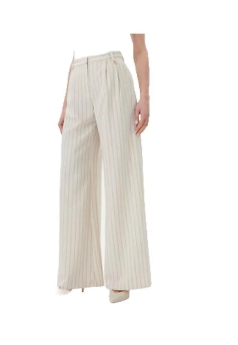 Pantaloni dama FR25SV3002W761D4,  Poliester/Viscoza, Bej