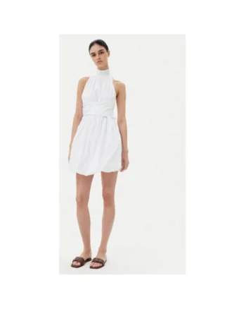 Rochie dama  TD0606, Bumbac, Alb