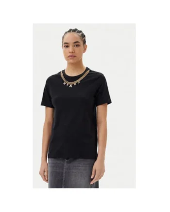 Tricou dama  GPP25098TS, Bumbac, Negru, Negru