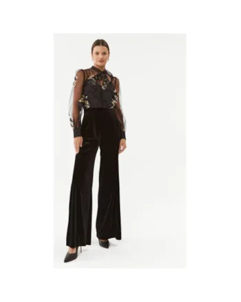 Salopeta dama  GPA23303TU, Poliester, 38 EU, Negru