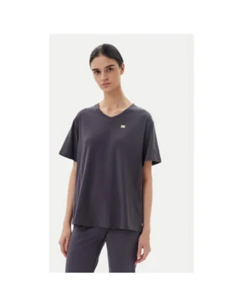 Tricou dama  Emporio Armani, 7W000029 AF10373, Bumbac, Gri, Gri