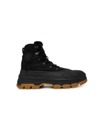 Ghete barbati  HFRW0052251, Sintetic, Negru