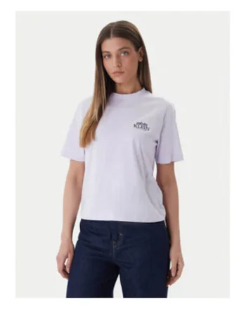 Tricou regular fit cu decolteu la baza gatului