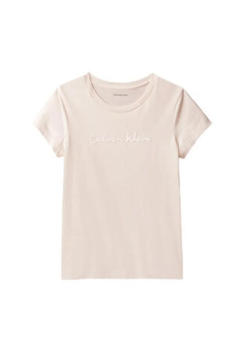 Tricou slim fit cu decolteu la baza gatului