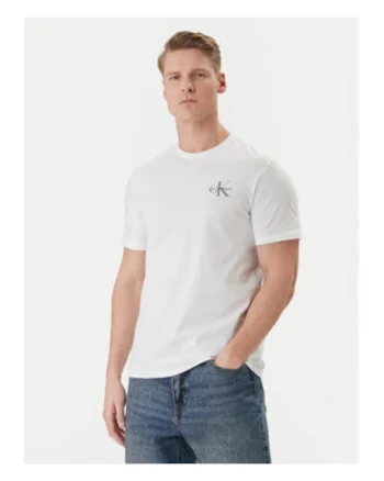 Tricou cu logo pe piept din bumbac