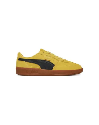 Pantofi sport unisex  396463, Piele naturala, Galben