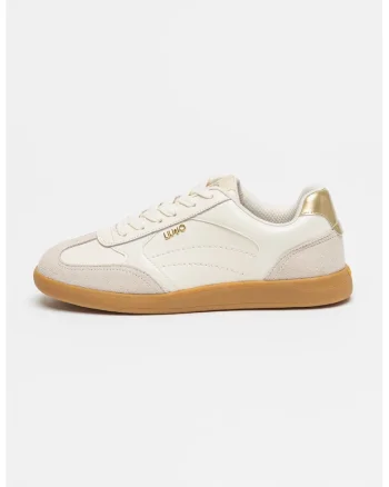 Pantofi sport cu garnituri de piele intoarsa, Gri deschis/Alb murdar