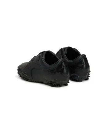 Pantofi sport unisex  402273, Piele naturala, Negru