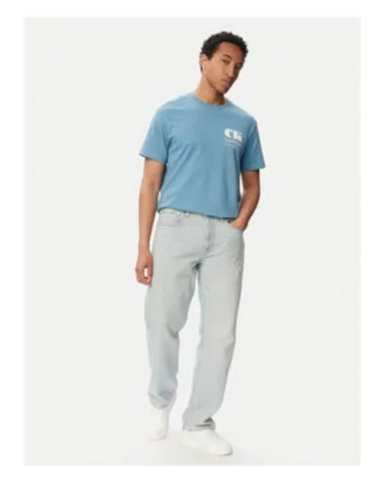 Tricou de bumbac cu model grafic pe spate