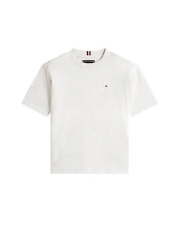Tricou cu detaliu logo si decolteu la baza gatului
