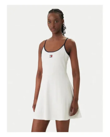 Rochie scurta drepta cu decolteul rotund