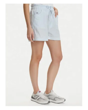 pantaloni scurti din bumbac si in,