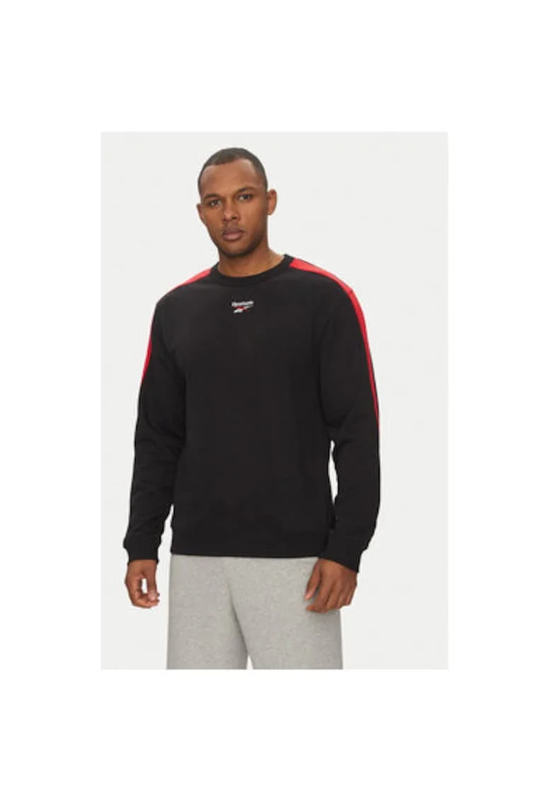 Hanorc barbati  100215502, Bumbac/Poliester, Negru, Negru